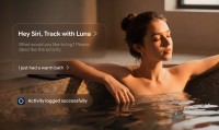 With Luna Voice, you can track your day and ask health-related questions
