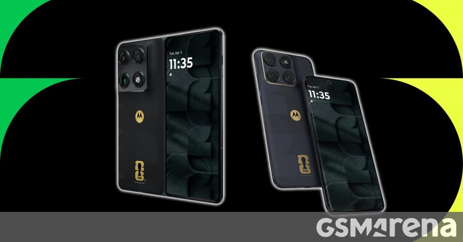 These are Motorola’s FIFA World Cup 26-branded Razr Fold and Edge 70