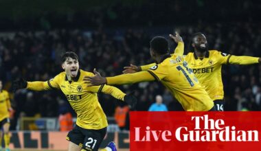 Wolves 2-0 Aston Villa: Premier League – live | Premier League