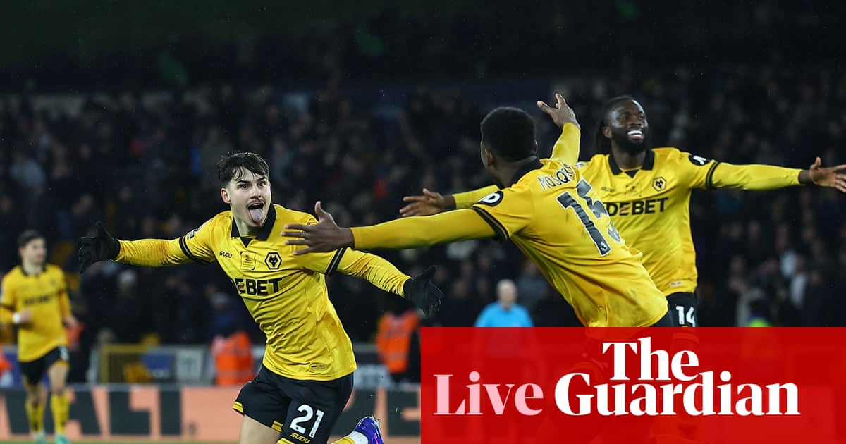 Wolves 2-0 Aston Villa: Premier League – live | Premier League