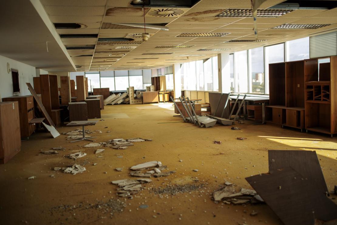 Inside the GESA Building in Palma, Mallorca