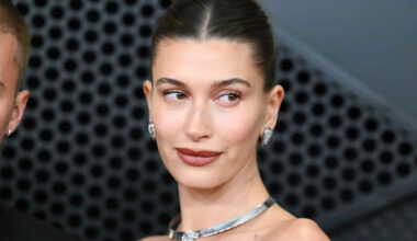 Hailey Beiber Poses in Nothing but a Giant Sculptural Firefly Instead of a Top