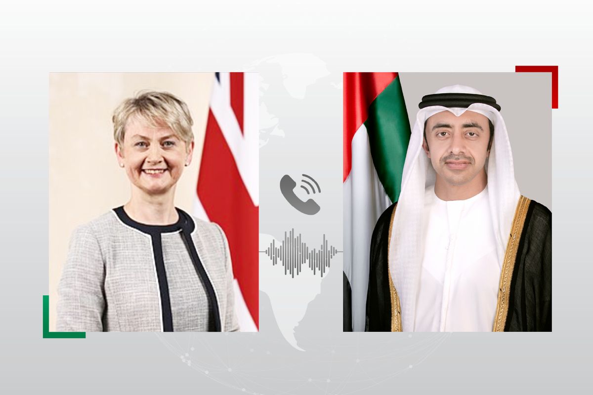 Abdullah bin Zayed, UK Foreign Secretary discuss relations