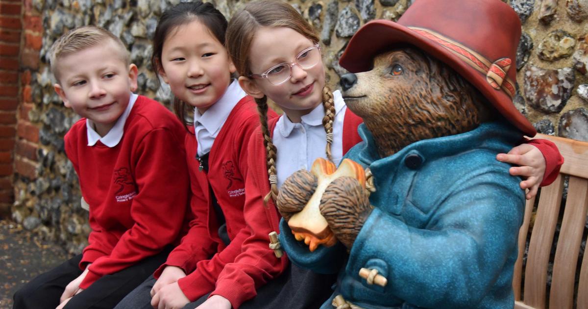 Paddington Bear statue at Norwich Cathedral marks first year