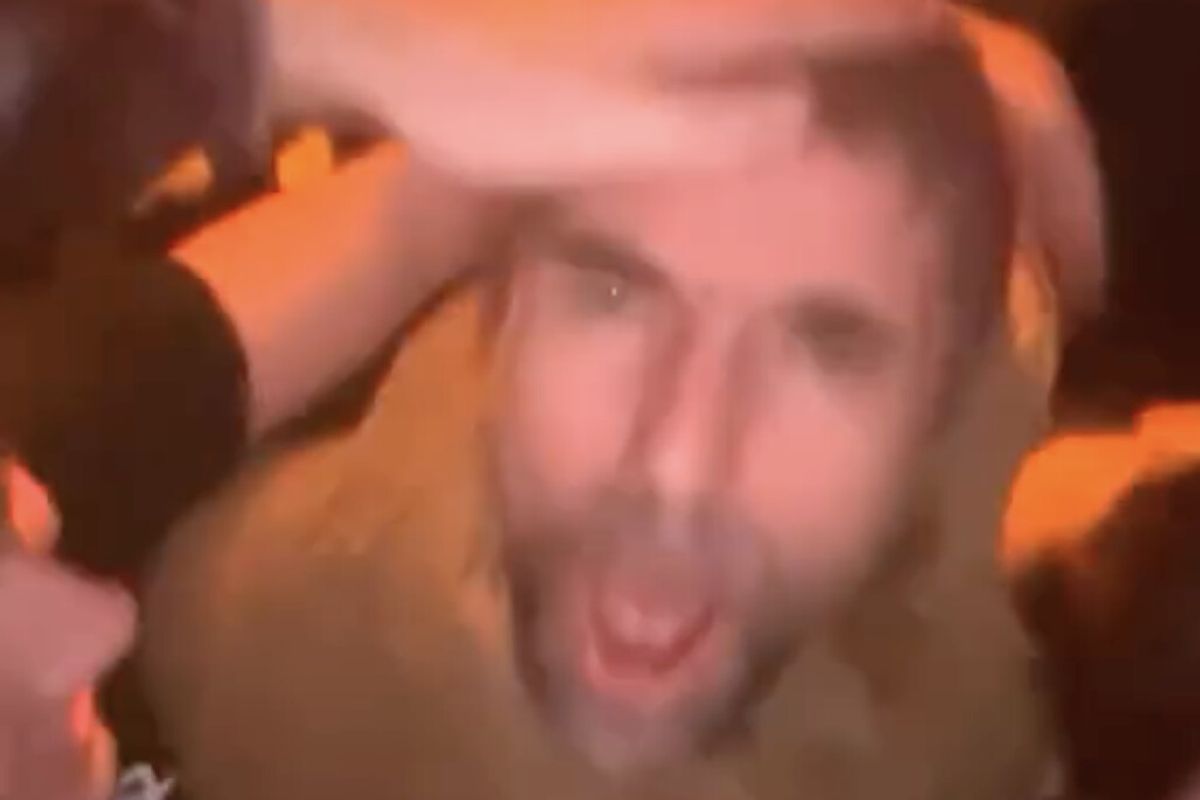 A group of fans managed to spend moments with Liam Gallagher during a recent Miles Kane gig