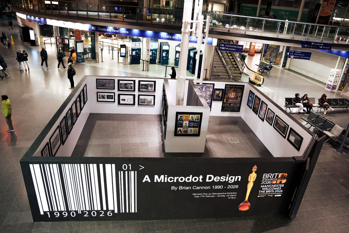 Brian's pop-up exhibition at Manchester Piccadilly 