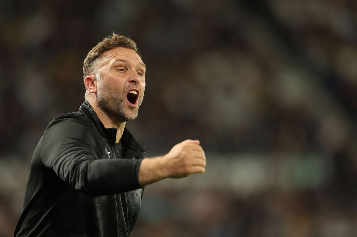 John Eustace is in his first full season as Derby County manager.