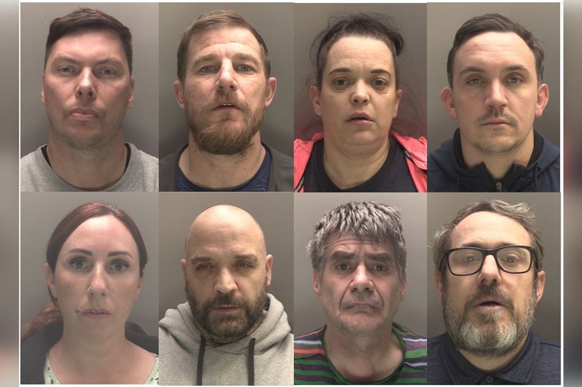 The gang were jailed for a total of 63 years
