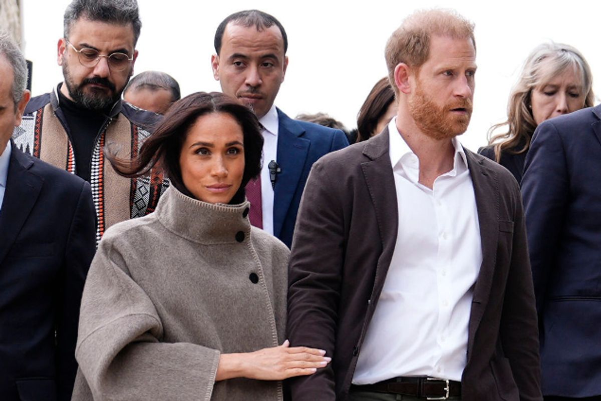Prince Harry and Meghan Markle in Jordan