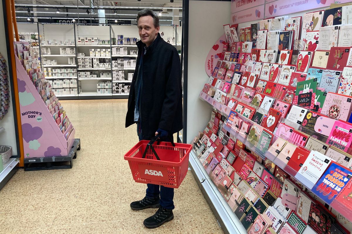 Reporter Tom Mack looking for love in Asda, Fosse Park