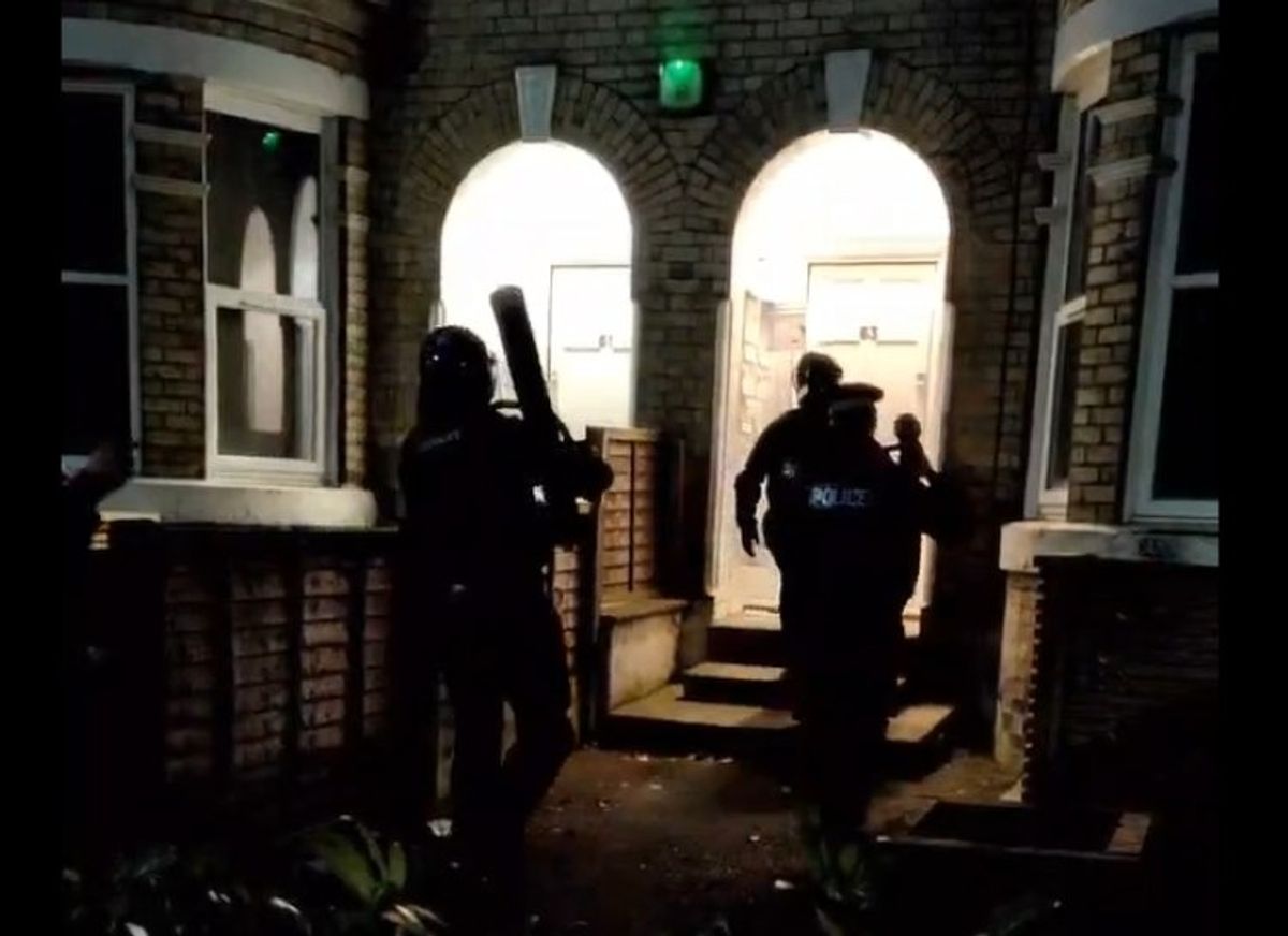 Police raided properties across Greater Manchester