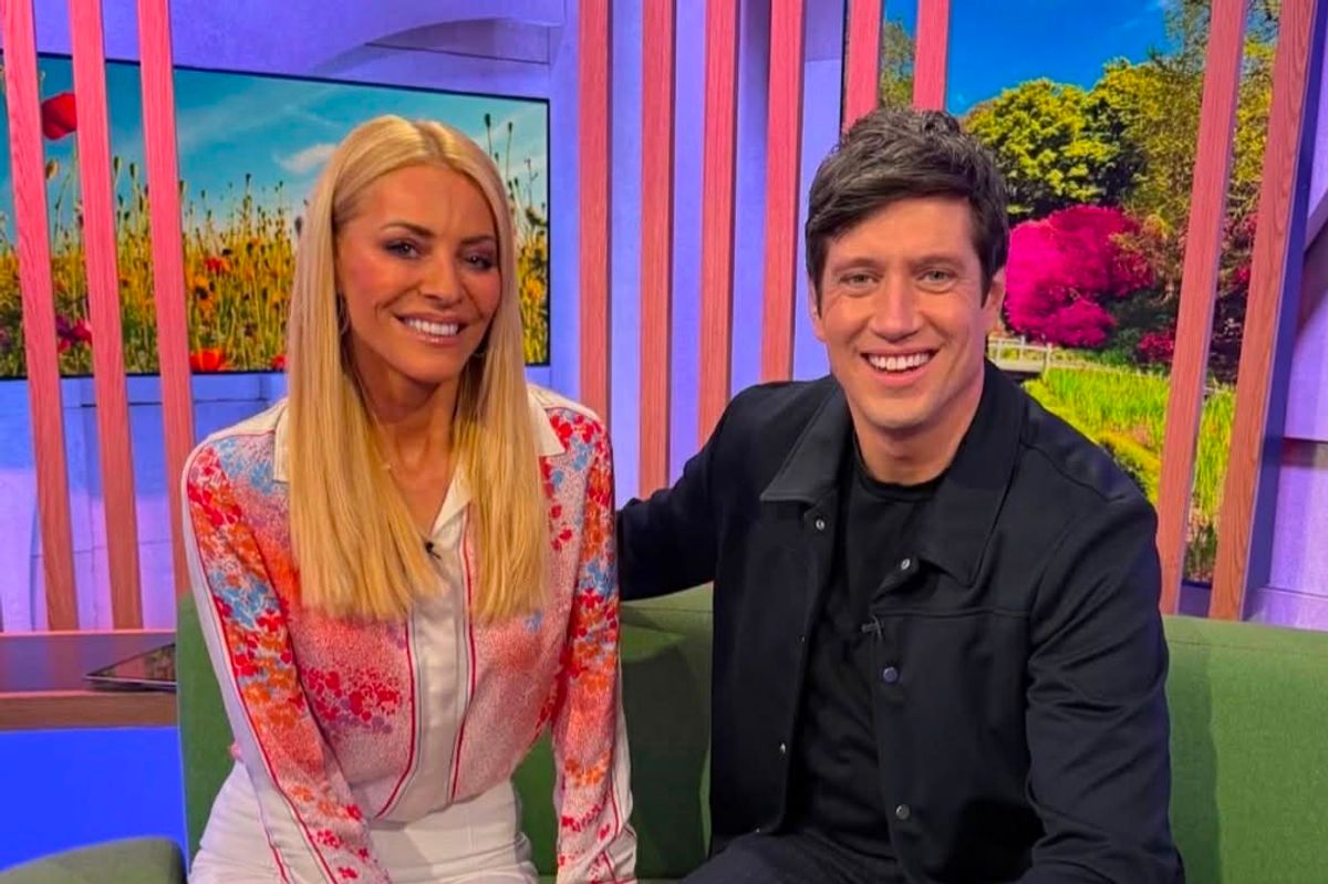 Tess Daly and Vernon Kay hosting The One Show
