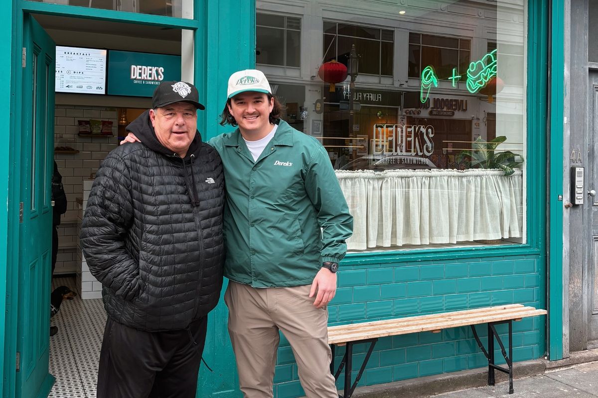 The Sopranos star Steve Schirripa and Derek's co-owner, Ethan Woodroofe