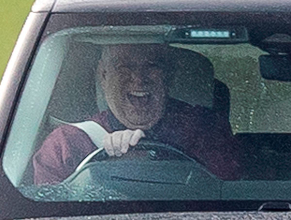 Andrew has been pictured smiling and waving at the public in recent weeks