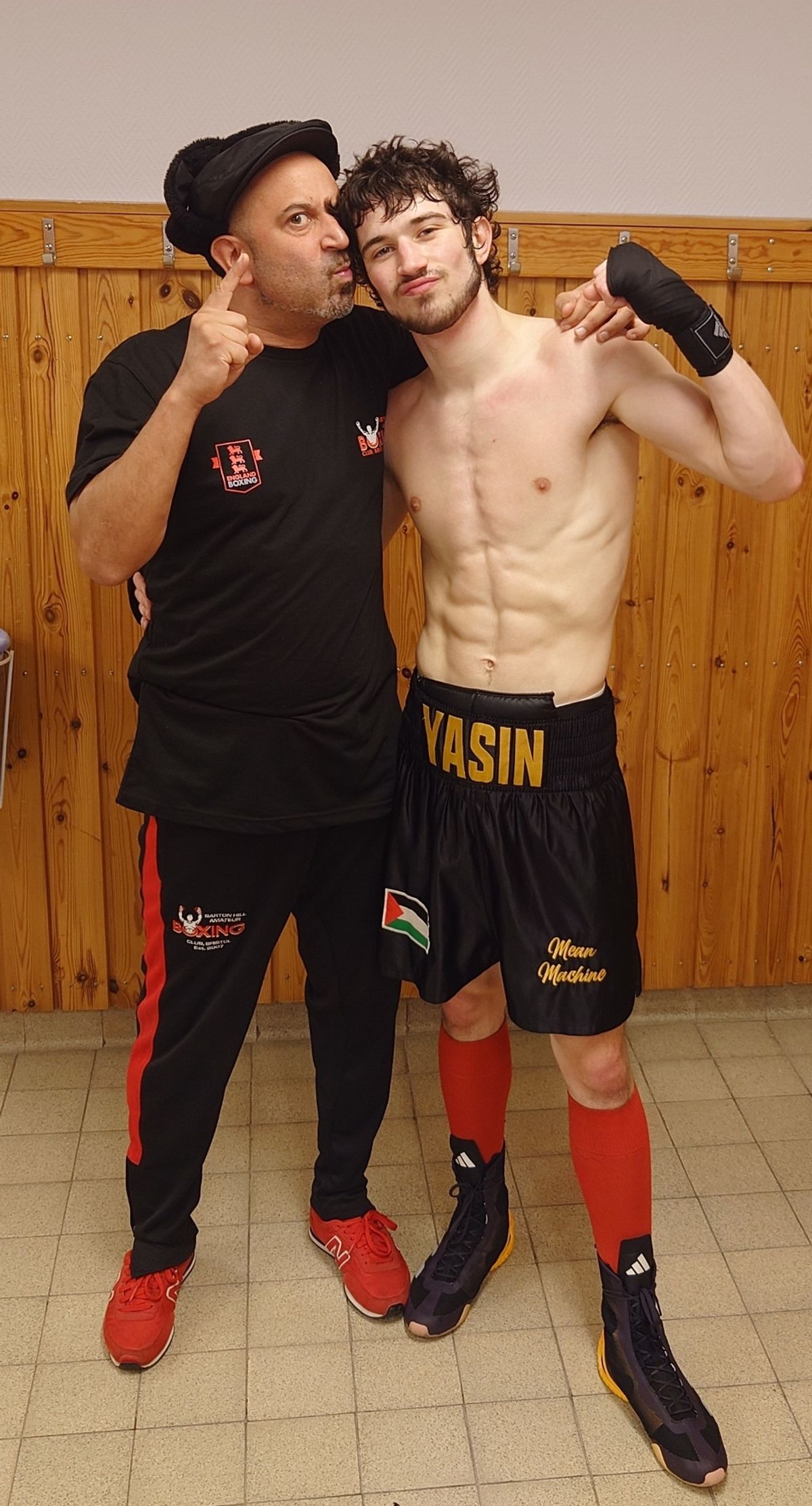 Yasin Saddiq at Barton Hill Boxing Club