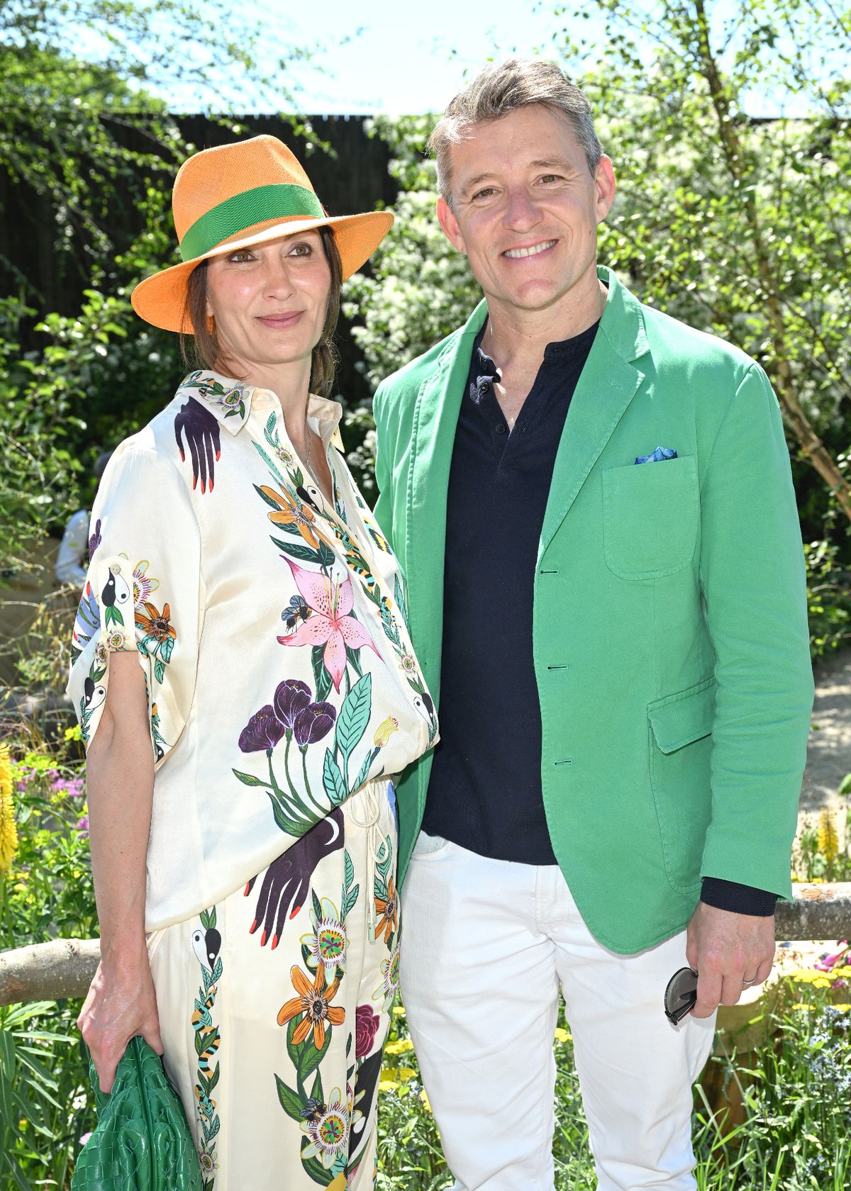 Ben Shephard with his wife Annie at The RHS Chelsea Flower Show