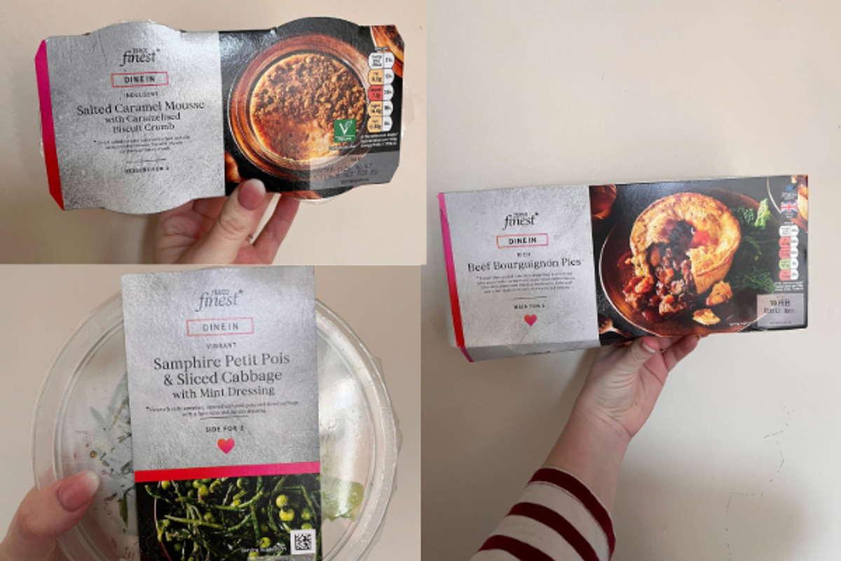 The Tesco meal deal comes with two sides