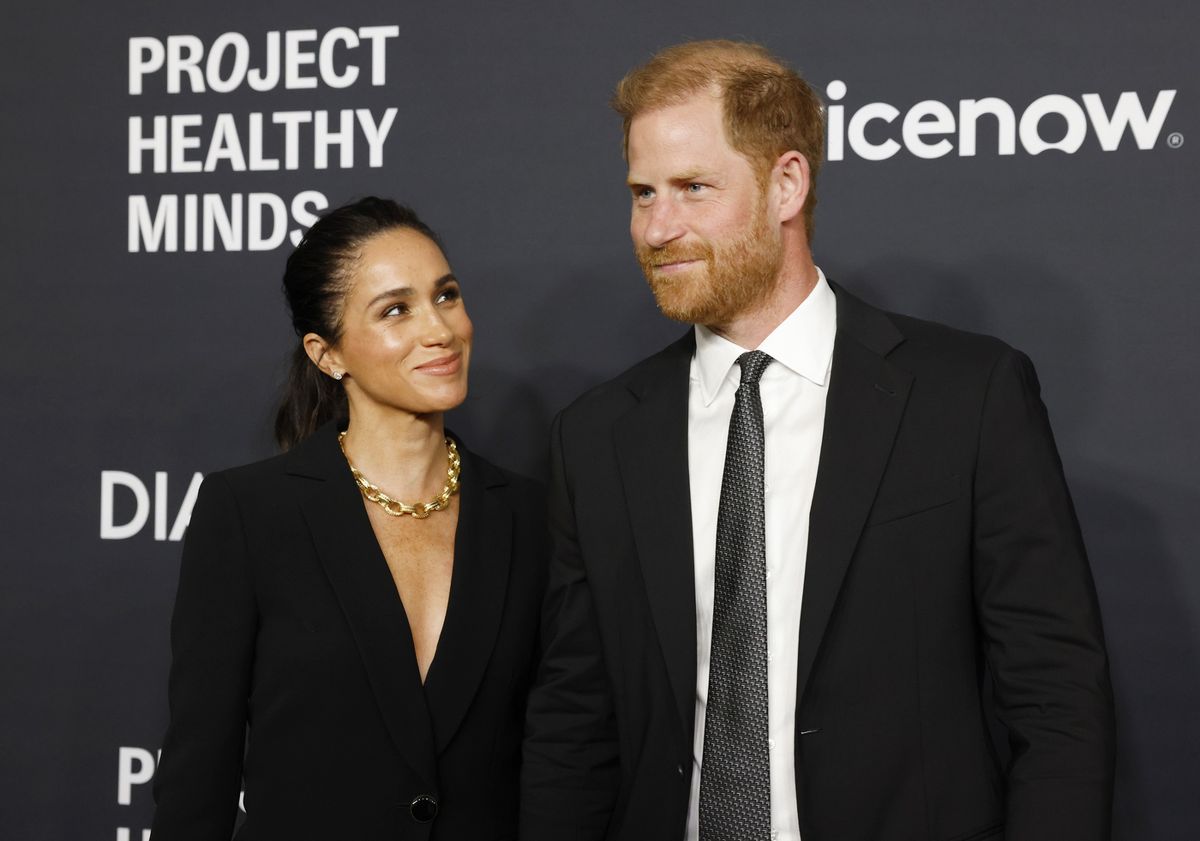 Harry and wife Meghan at Project Healthy Minds in New York last year