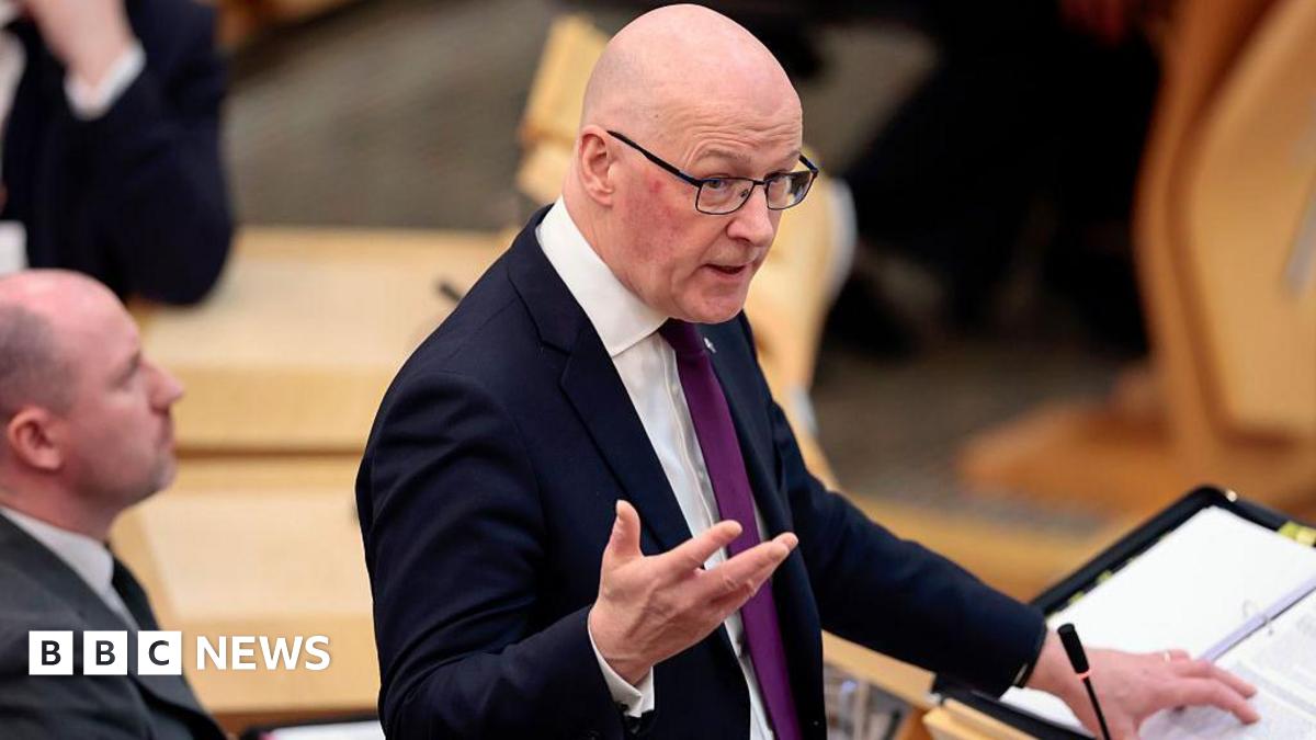 First Minister's Questions: Swinney stands by hospital water contamination timeline