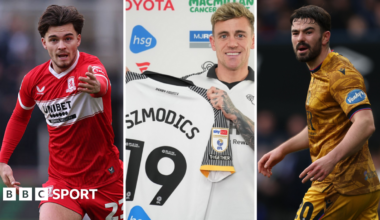 (From left to right) Leo Castledine, Sammie Szmodics and Eiran Cashin