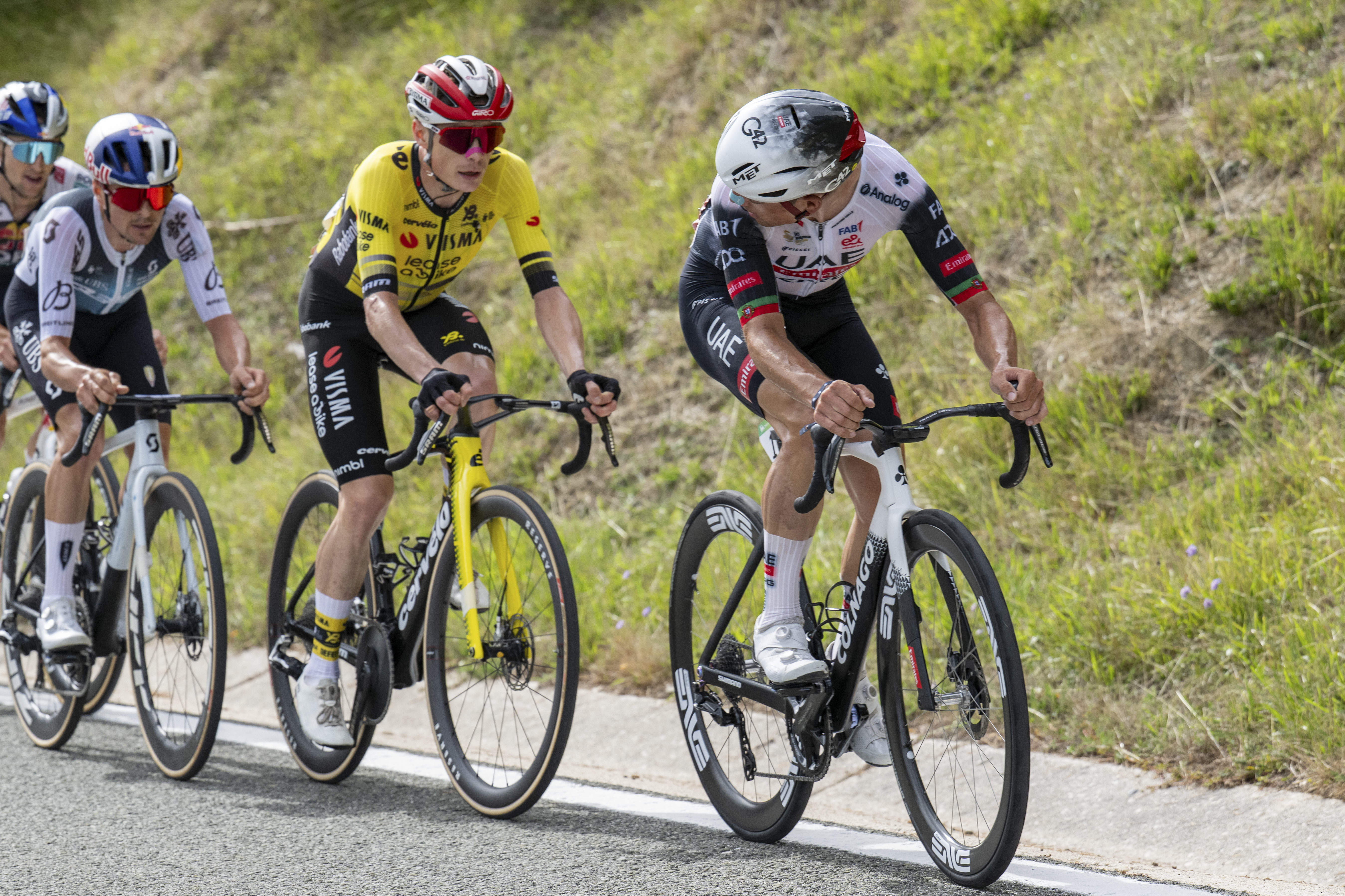 João Almeida and Jonas Vingegaard 2025 Vuelta