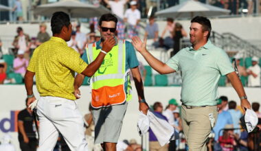 Hideki Matsuyama was beaten by Chris Gotterup in a play-off at the WM Phoenix Open