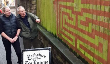 Unusual piece of art created near Yorkshire Tea Rooms