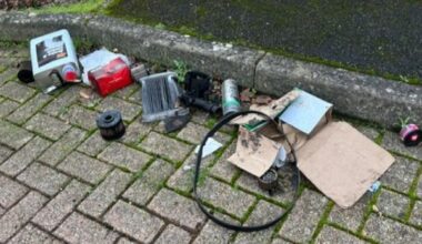 Basingstoke: Fly-tipped rubbish found in Hatch Warren Lane