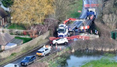 West Sussex A29 Shripney Road to stay closed after flooding