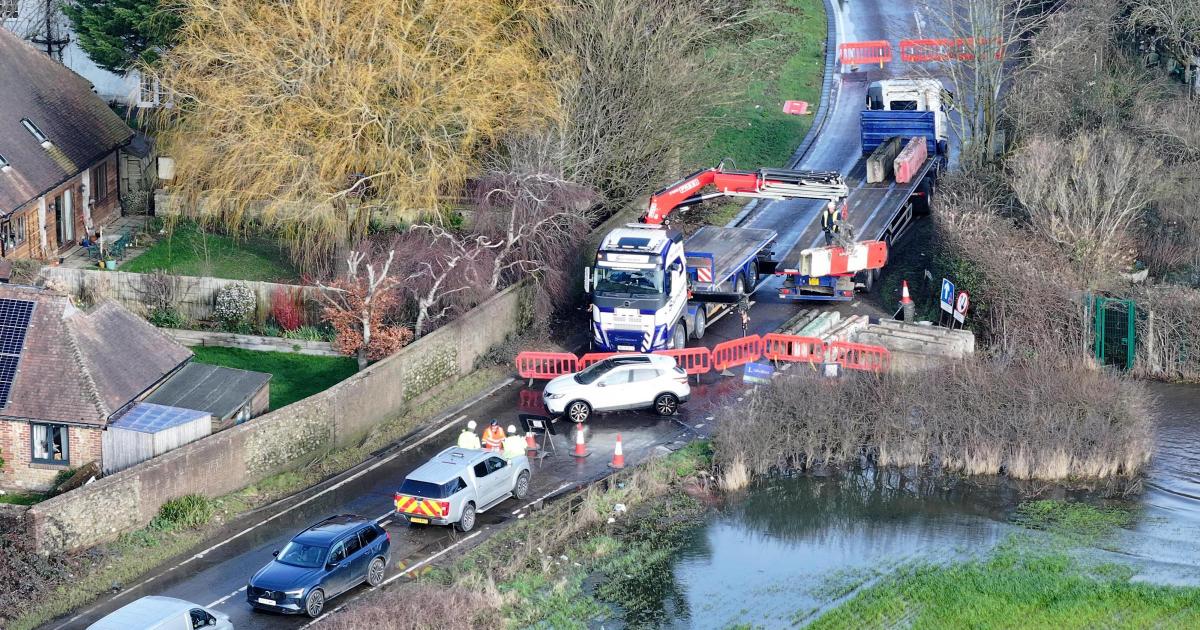 West Sussex A29 Shripney Road to stay closed after flooding