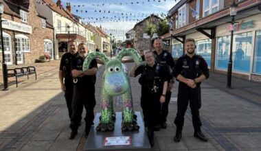 Youngsters traced after damaging Thornbury Gromit sculpture