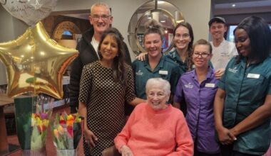 Kings Park Care Home resident celebrates 90th birthday