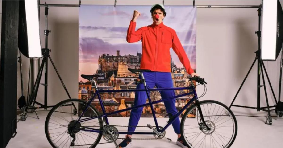BBC presenter Greg James cycling Somerset for Comic Relief