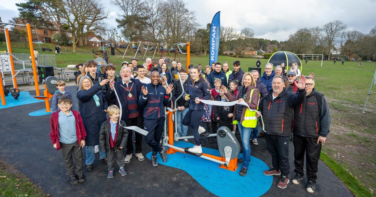 Outdoor gym opens at Morgan Recreation Ground in Crowthorne