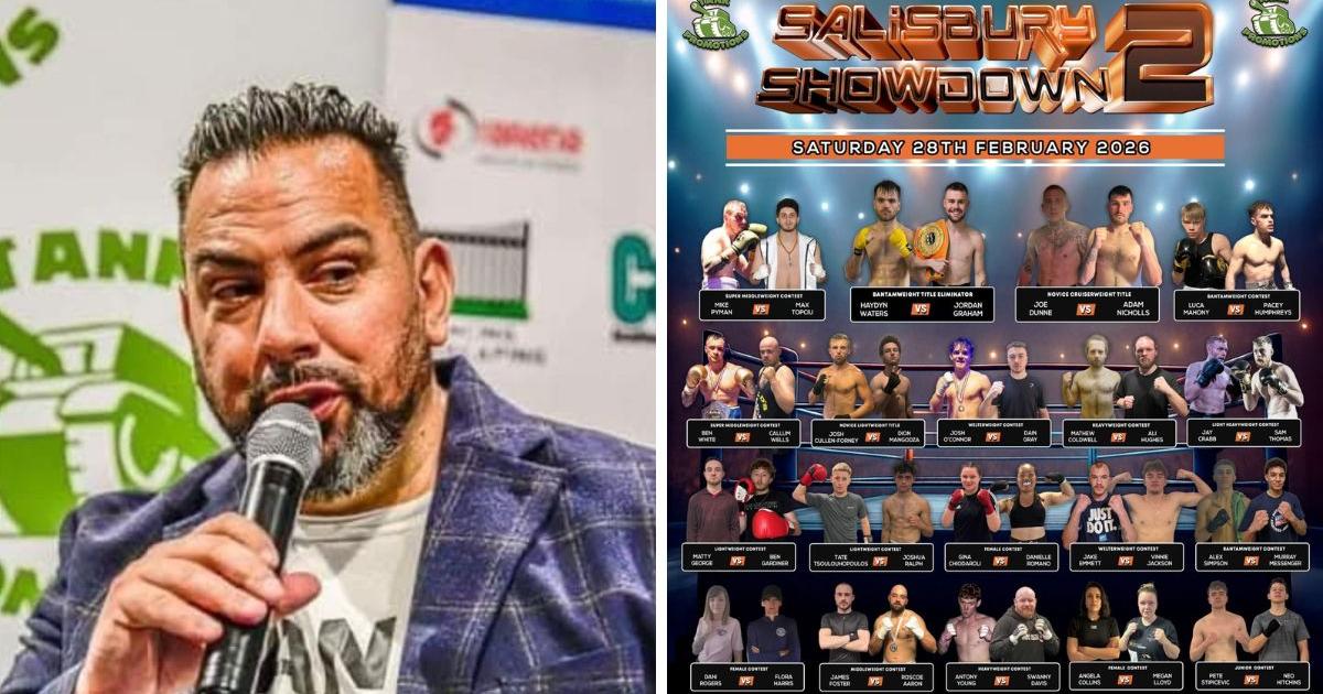 Salisbury Showdown 2 boxing event at Salisbury City Hall