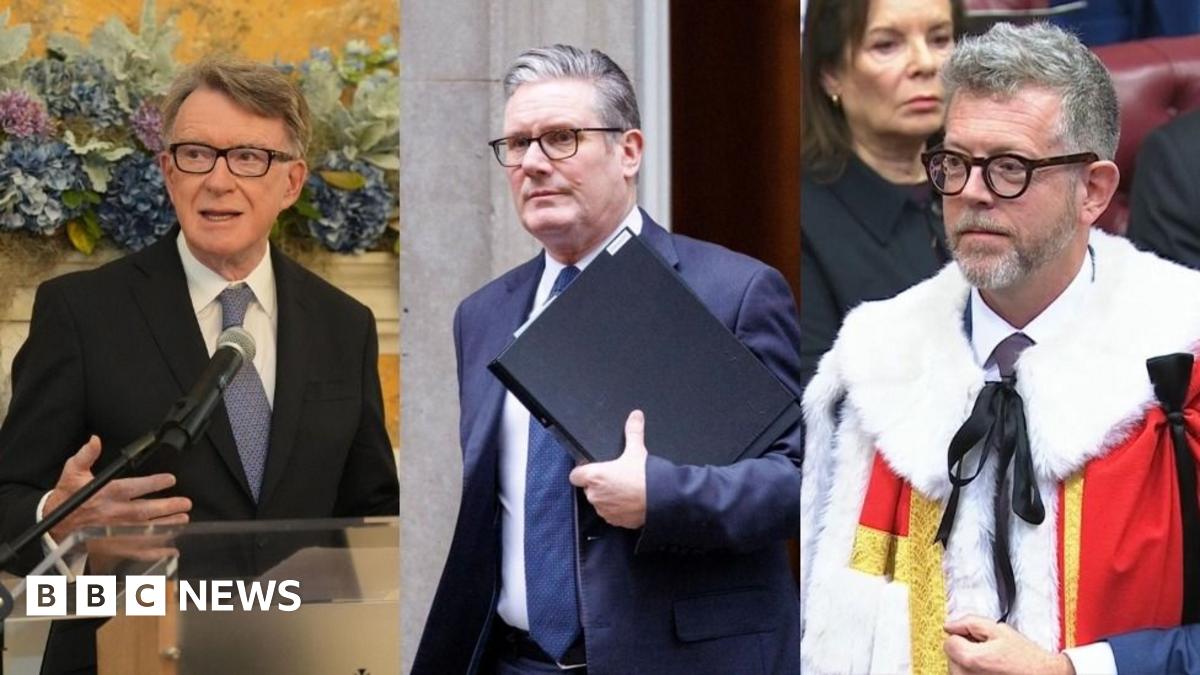 Left to right: Lord Peter Mandelson, Sir Keir Starmer and Lord Matthew Doyle (composite image)
