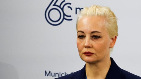 'Putin must bear responsibility': Navalny's wife reacts to news of her husband's death – video