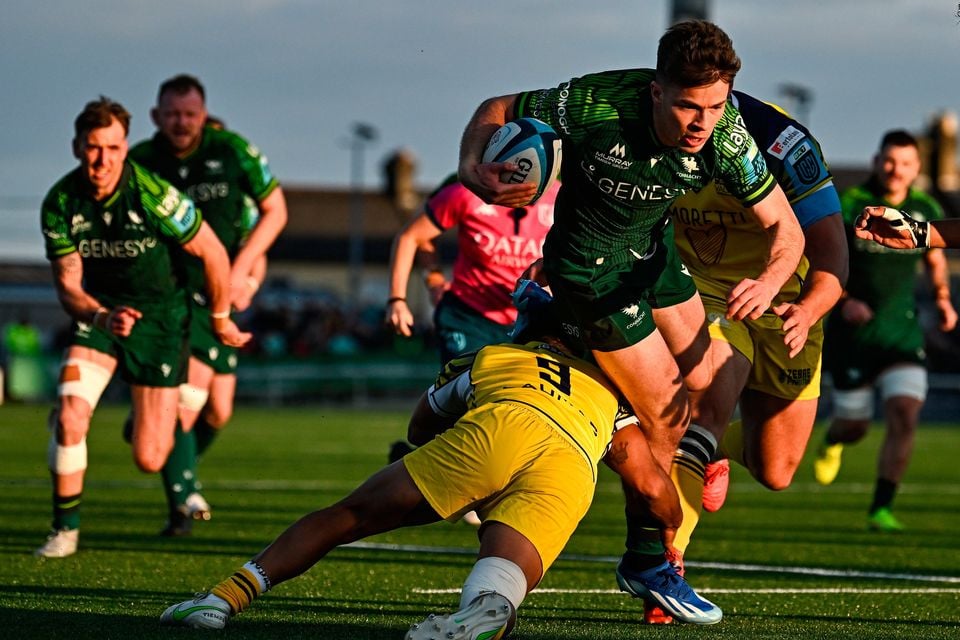 Matthew Devine in action for Connacht