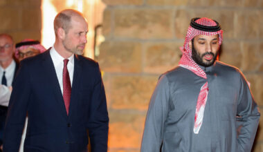 Future kings meet in Saudi Arabia but Andrew-Epstein revelations loom over Prince William