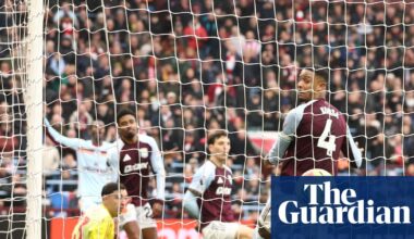 Abraham denied by VAR as 10-man Brentford deal blow to Aston Villa’s title hopes | Premier League