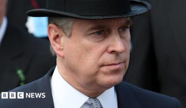 Prince Andrew in a top hat at Ascot in 2011