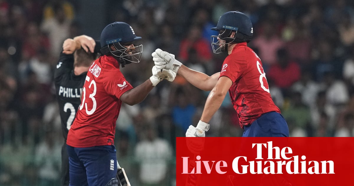 England beat New Zealand by four wickets: T20 Cricket World Cup Super 8s – as it happened | T20 World Cup 2026