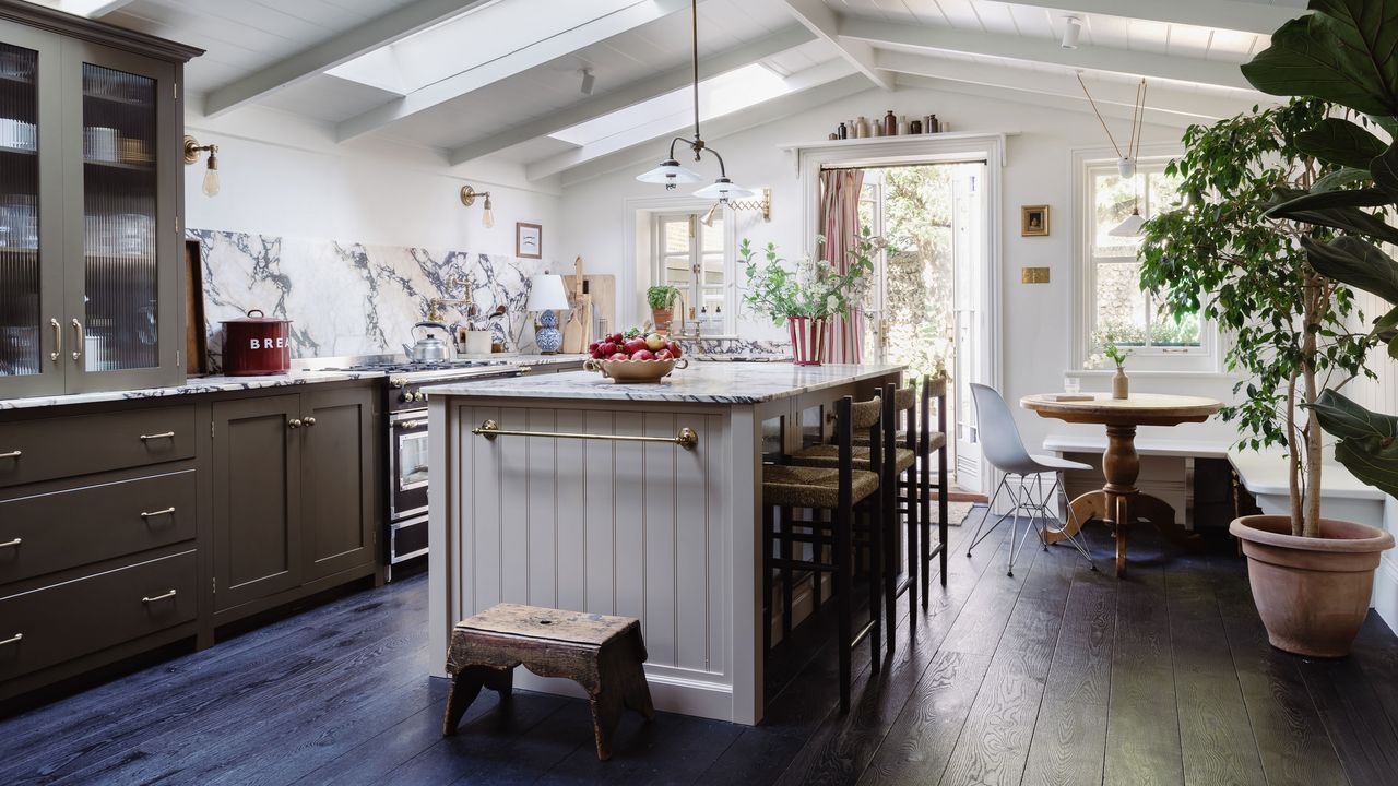 A trend forecaster's elegant cottage by the sea with soft, pared-back interiors