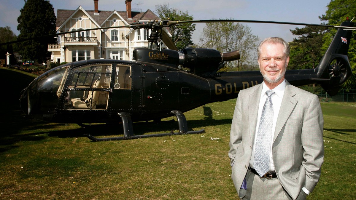 David Gold’s West Ham (and Ann Summers) themed mansion