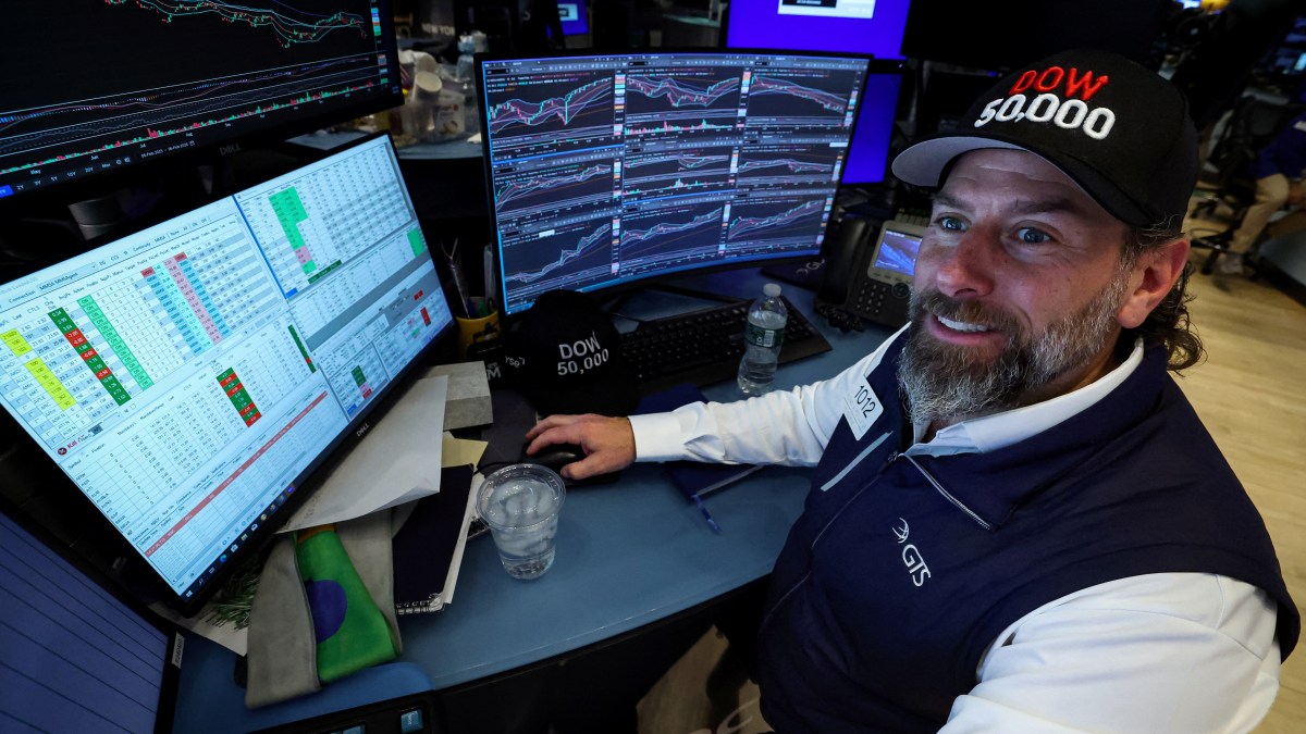 Sell-off, what sell-off? Dow shrugs off AI fears to surge past 50,000