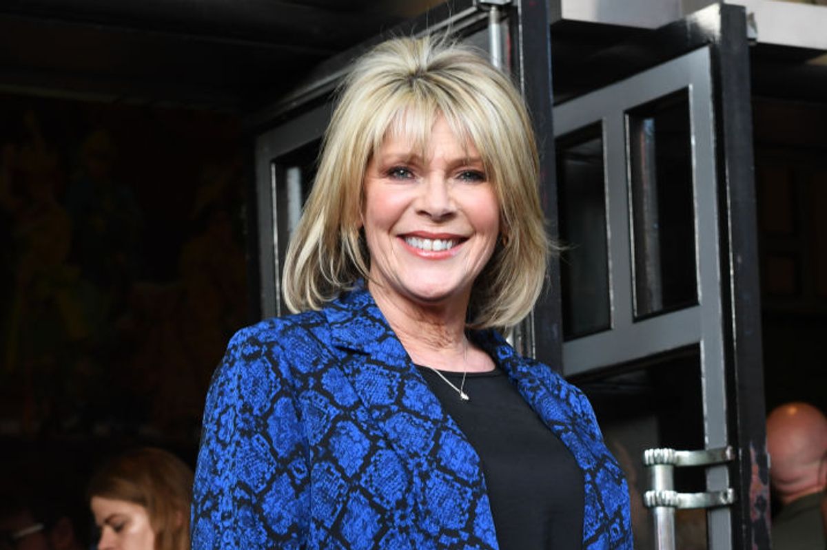 LONDON, ENGLAND - APRIL 19: Ruth Langsford attends the "Wicked" 2023 Media Night at Apollo Victoria Theatre on April 19, 2023 in London, England. (Photo by Nicky J Sims/Getty Images)
