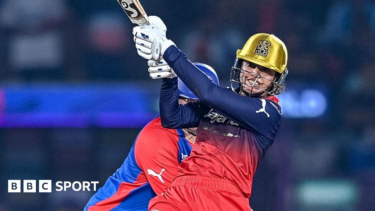 Royal Challengers Bengaluru's Smriti Mandhana plays a shot against Delhi Capitals in the Women's Premier League final