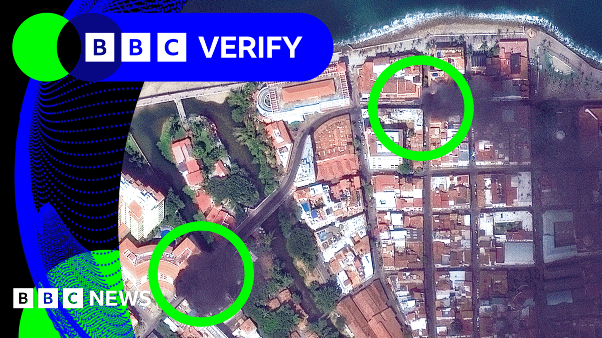 Mexico satellite images show fires burning across tourist area on day 'El Mencho' killed