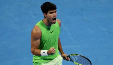 'Really proud' Alcaraz sees off Rublev fightback to move into Doha final