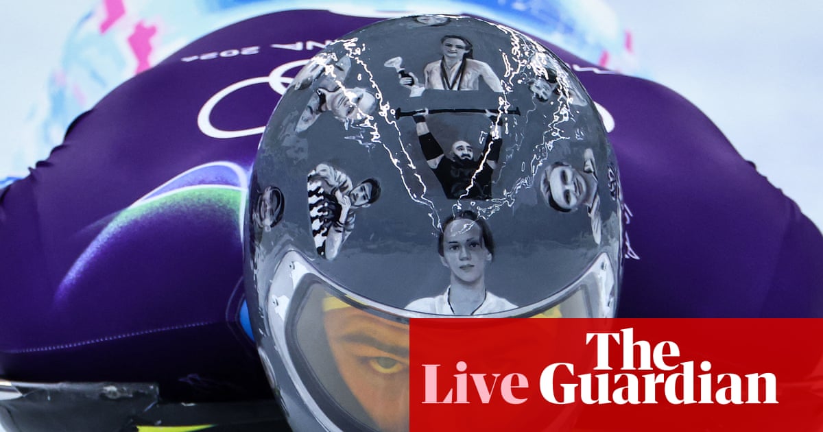 Winter Olympics 2026: Ukrainian athlete kicked out of skeleton over helmet tribute – live | Winter Olympics 2026